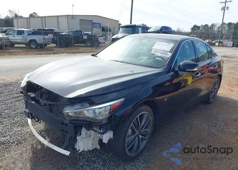 2014 Infiniti Q50 Sport z USA, uszkodzony, nr VIN JN1BV7AR2EM689221
